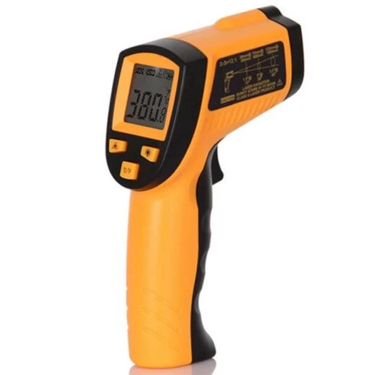 WH380 LCD Digital -50 To 380 Degree Non-contact industrial high temperature thermometer gun
