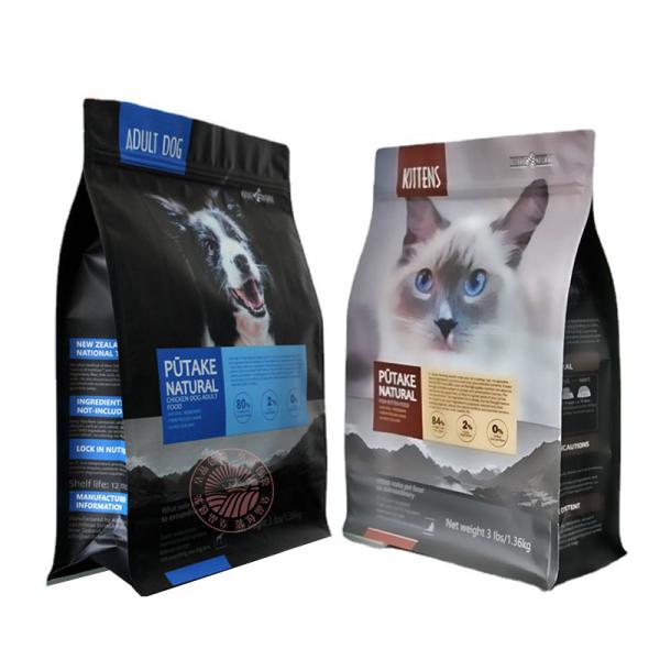 Resealable Zipper 5kg 10kg 20kg Heavy Duty Laminated Aluminum Foil Dog Cat Animal Package