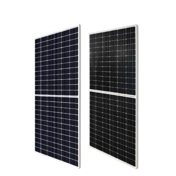 158.75mm High Efficiency Solar Power Panel 20 Amp Solar Panel Black Rated Fuse Current