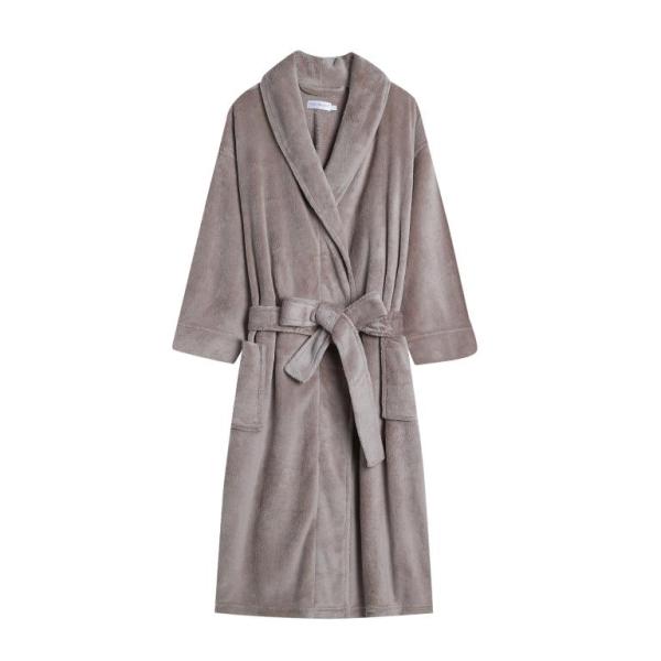 Coral Fleece Custom Womens Clothing , Customized Super Soft Ladies Winter Bathrobes