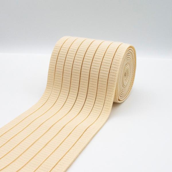 Skin-friendly custom wide cotton plush non-slip elastic waistband for abdominal binder