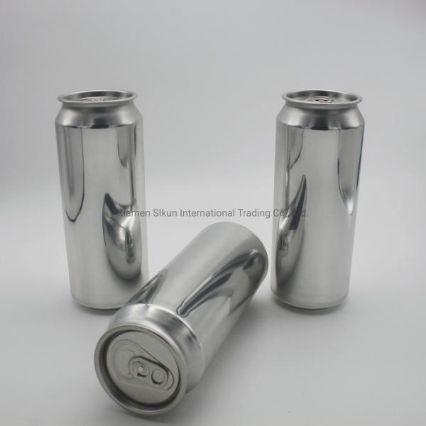 500ml Aluminum Tin Can , Beer / Juice Aluminium Tin Containers