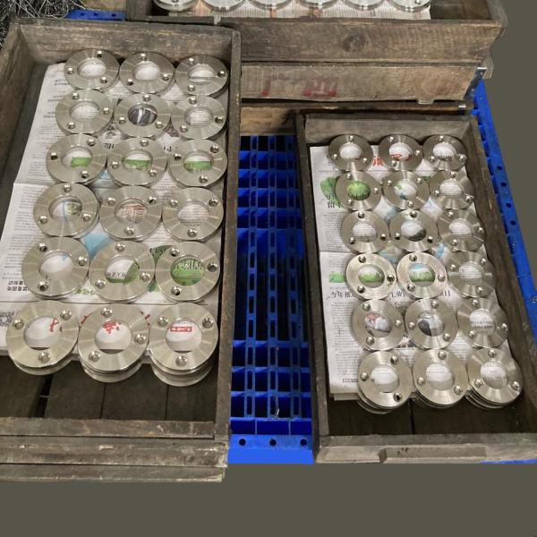 Factory Price SS201 304 Stainless Steel pipe 50.8mm Base Plate Stair Railing Round Tube Flange