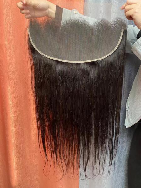 High quality Top virgin hair hd lace 13*6 frontal straight 20 inches