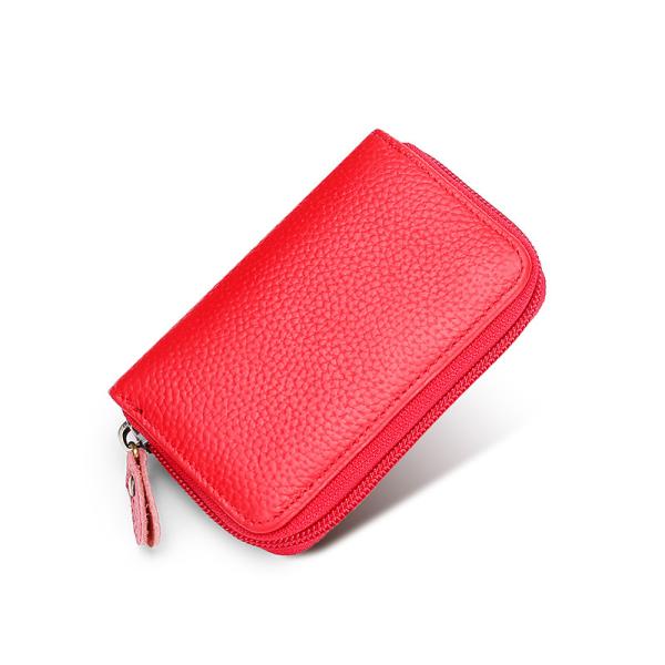 Wallet High-quality First Layer Cowhide Rfid Anti-theft Card Bag Leather Card Sleeve Multi-card Card Holder