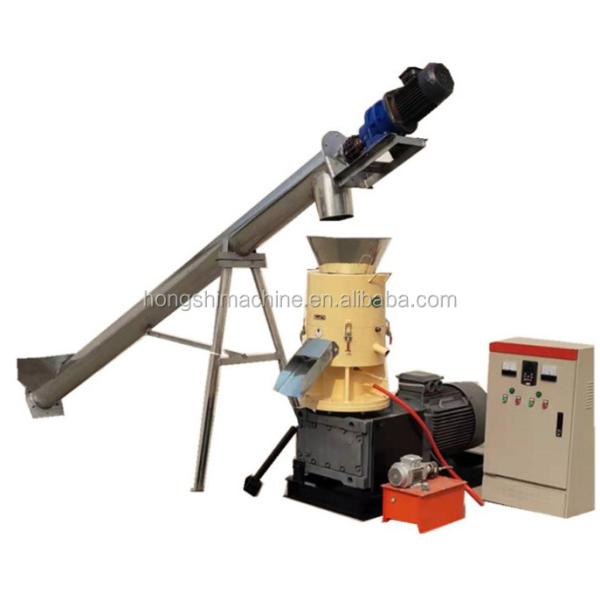 Flat Die Wood Sawdust Biomass Pellet Machine Production Line High Quality