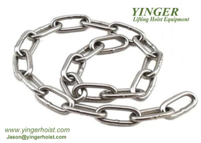 Corrosion Resistance Lifting Accessories For Cranes Welded Chain Structure
