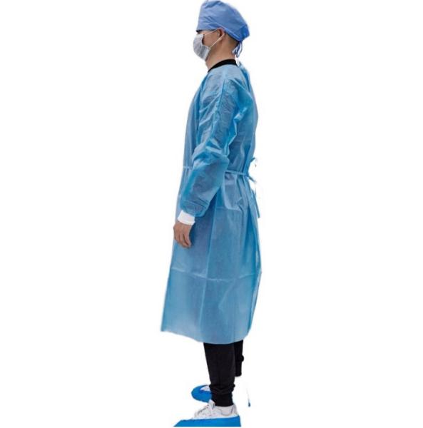 S&J Water Proof Isolation Gown Hospital level 2/level3/level4 pp+pe sms Isolation Gown