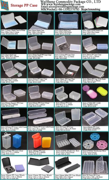 Travel Portable Folding Plastic Storage Boxes Plastic Foldable Stationery Box