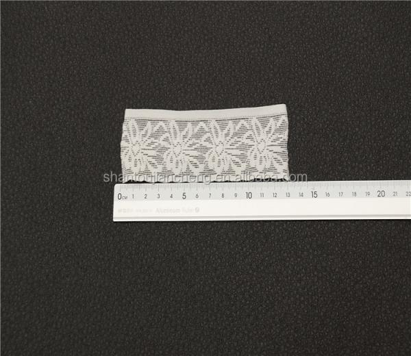 43mm Nylon Jacquard Lace Elastic Band Underwear Lace Elastic Trim