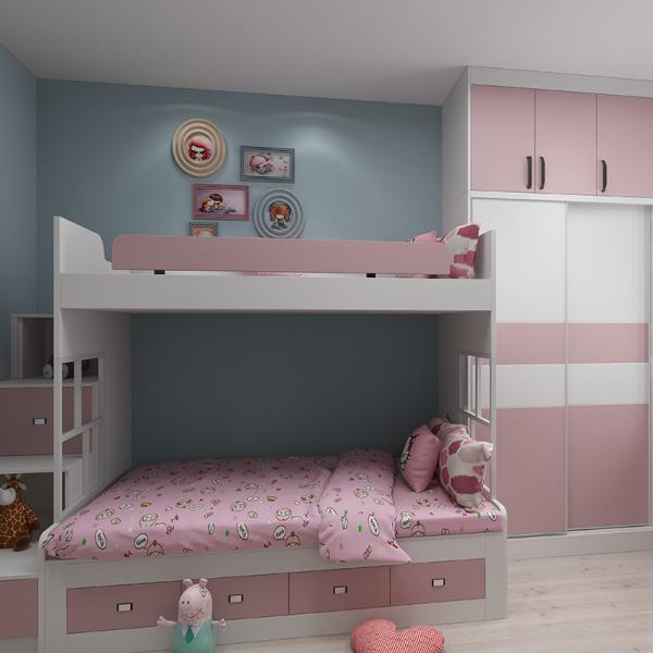 Customized Modern Design Bedroom Luxury Closet Wooden Cloth Wardrobe With Sliding Glass Door