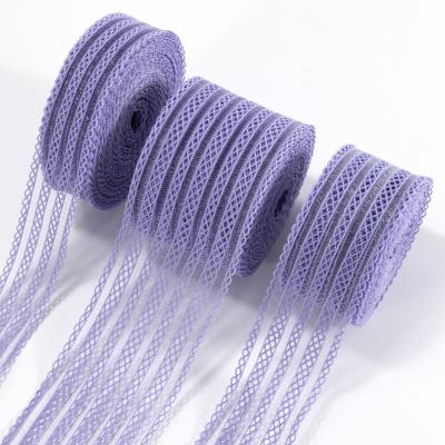 High quality elastic hollow fish silk mesh elastic belt underwear elastic band for clothes