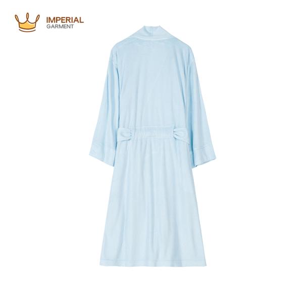 Home Bathrobe Custom Womens Clothing , Cotton Terry Cloth Pj Set
