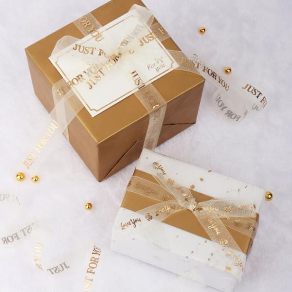 Customized Decoration Printable Wired Ribbon Decorative Seersucker Ribbon
