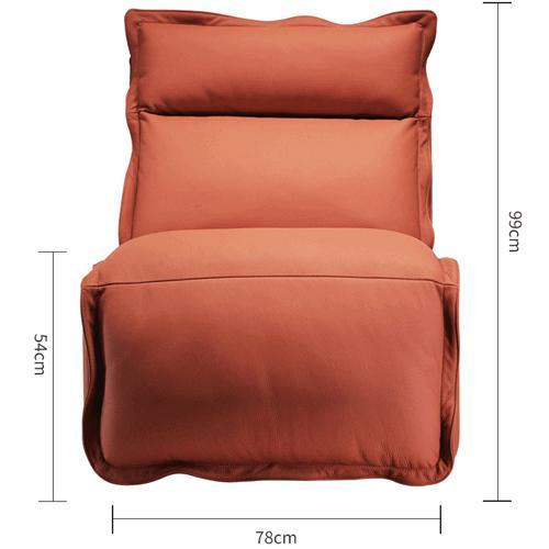 New Single Seat Armrestless Fabric Sofa Modern Minimalist  Technology Cloth Function Sofa Electric Chair