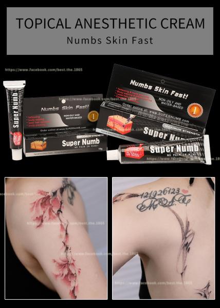 Super Numb Licocaine Cream Tattoo Numbing Anesthetic Cream For Permanent Makeup Stop Pain