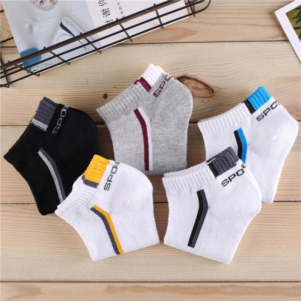 Hot Sales Breathable Short Socks Summer Cotton Men Socks Sports Absorb Sweat Ankle Fashion Casual Socks