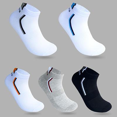 Factory Hot Sale Men Mesh Breathable Casual Socks Summer Cotton Sports Absorb Sweat Ankle Socks