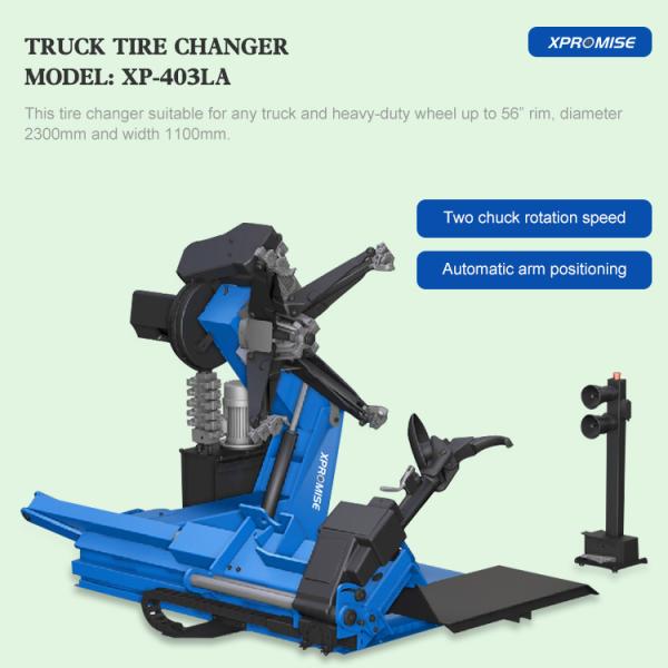 3550 N.m Truck Tire Changer Machine Heavy Duty Auto Repair Equipment