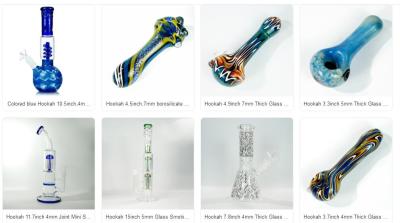 smoking water pipes hookah(shisha) glass bongs manufacturer and trader form China for OEM ODM