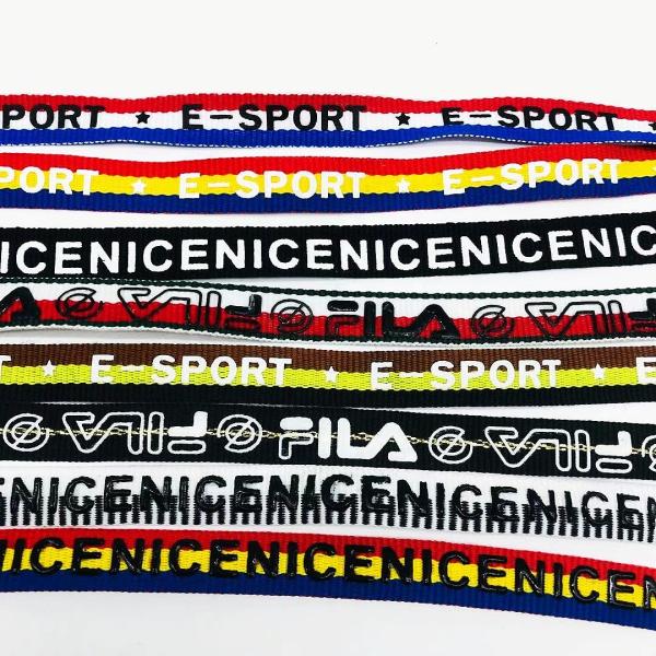 Custom printed logo wide sublimation shoelace elastic trimming for garment silicone non slip custom colorful shoelace for shoes