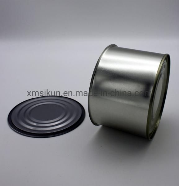 Hot Selling Food Grade 950# Metal Round Tin Can with Easy Open Lid