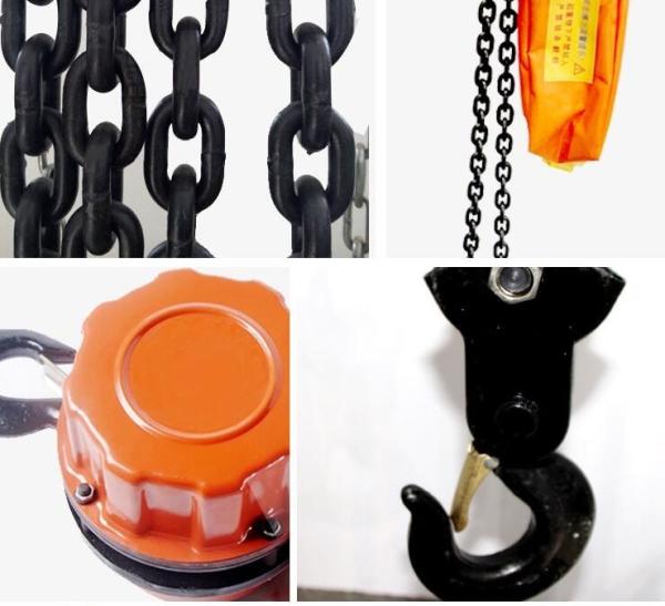 DHK 1 - 10 Ton Lifting Chain Hoist High Strength Chain Sling Type Easy To Maintain chain block lifting equipment