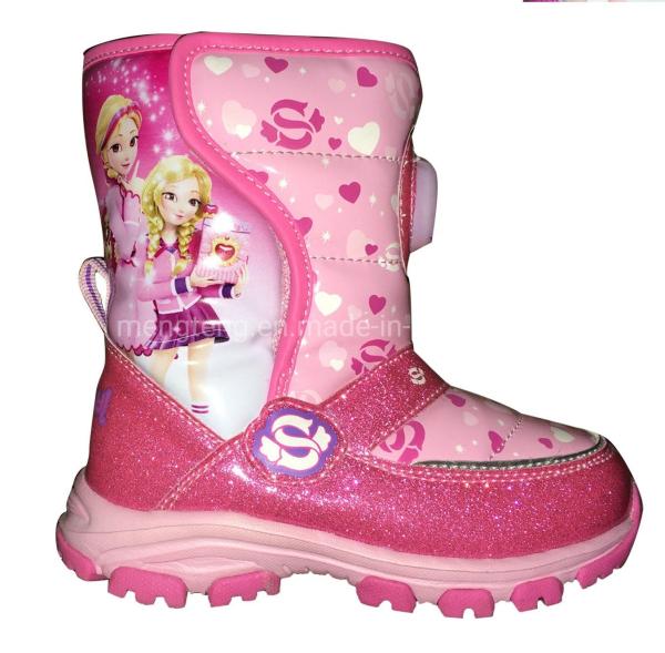 Magic Tape Non Slip Soft Winter Snow Boots For Kids