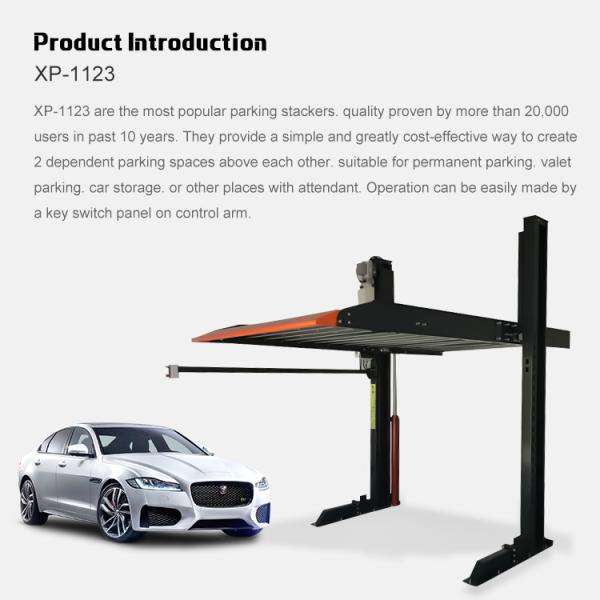 Home Garage 2/Two/Double Level Two/2 Post/Column Hydraulic Car/Vehicle Parking Hoist/Stacker/Elevator/Lift