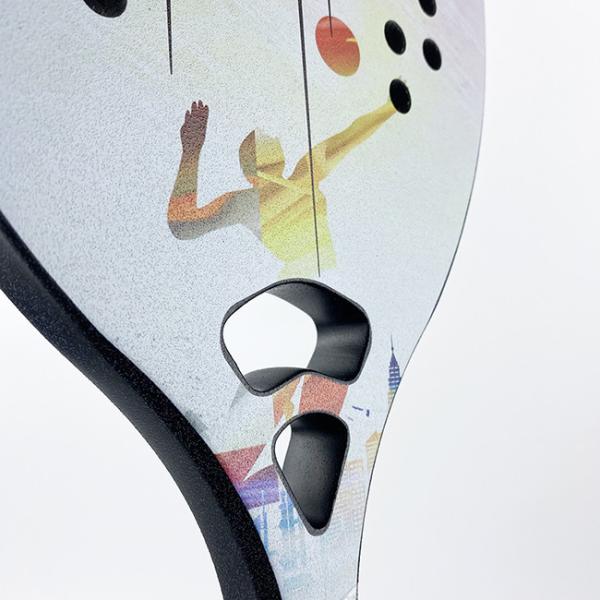 Fitness Exercise Tennis Paddle Racket 18k Carbon Fiber Padel Tennis Racquet