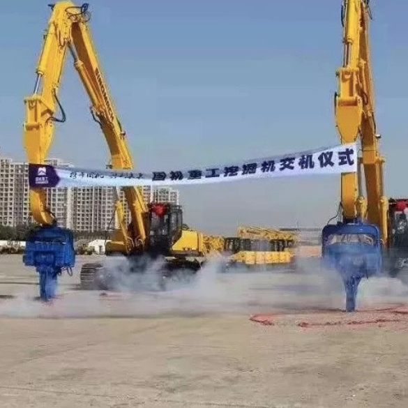 Efficacité élevée de construction de couleur de pile de machine concrète jaune d'entraînement