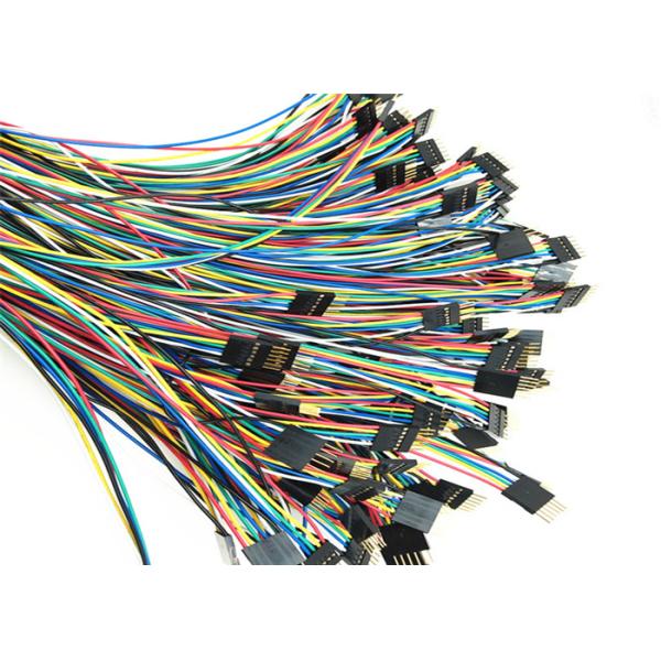 Header Motherboard Custom Wire Harness 6 Pin Male Dupont 24awg 1007 300V