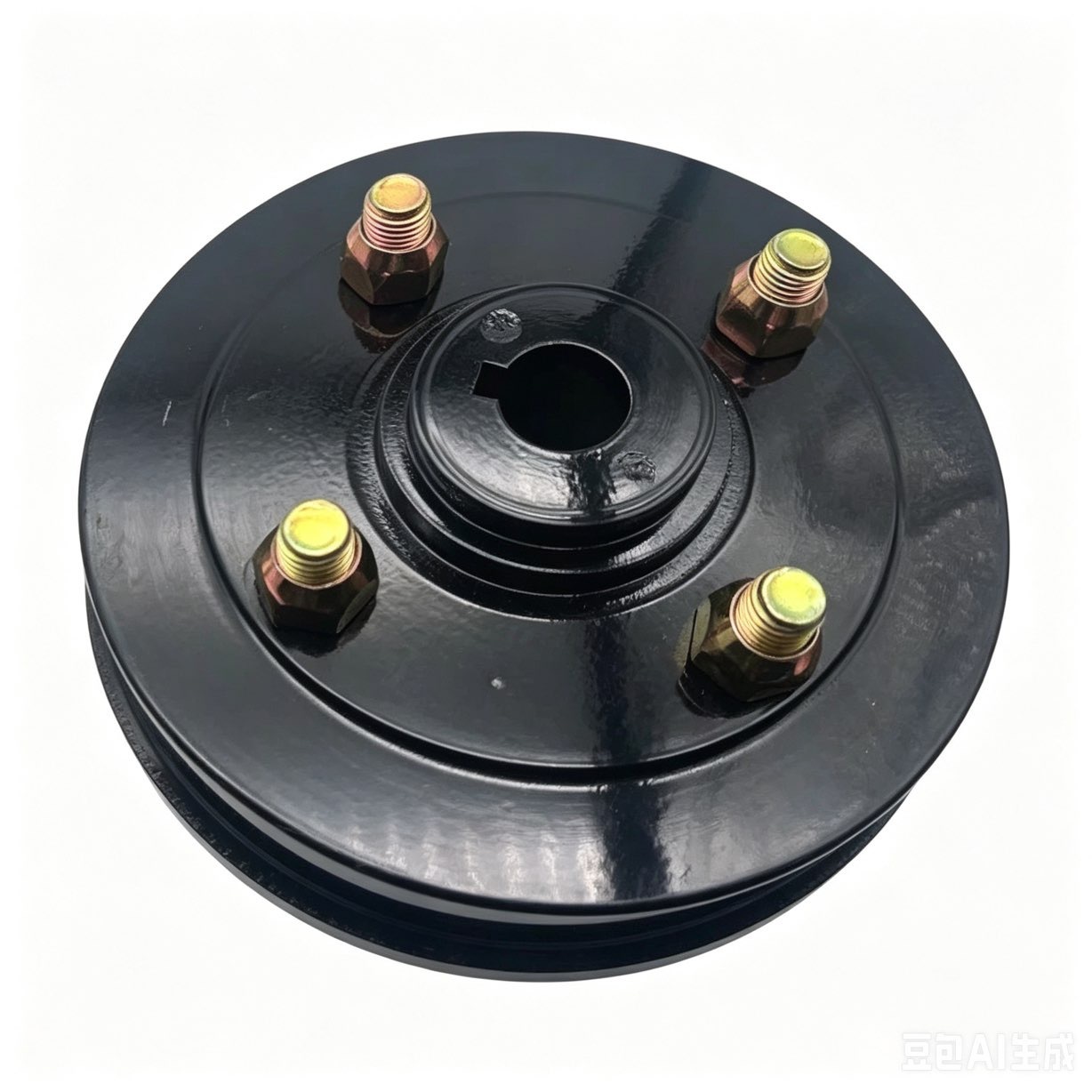 180mm Brake Drum with 14mm Mounting Hole, Cast Iron Wheel Brake Hub Replacement Parts for Electric Cargo Tricycle Three Wheeler