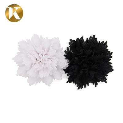 Ladies Custom Fashion Shoe Decoration 80*80mm Special Cloth Material