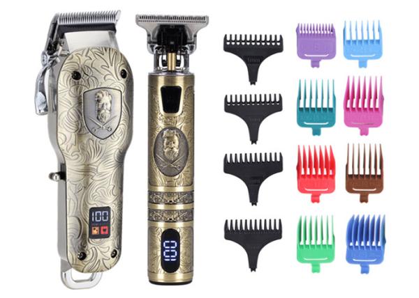 Waterproof Cordless Electric Hair Trimmer 10w Multifunctional For Men