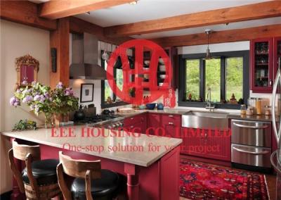 Modern Elegant Solid Wood Kitchen Cabinet with Excellent Design and Quality