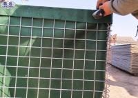 Les barrières remplies de sable flexibles ont galvanisé Gabion avec le géotextile vert