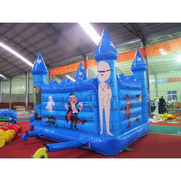 Dracula And Frankenstein Inflatable Bounce House For Pre - School