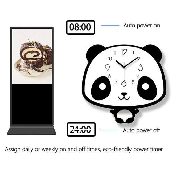 Freestanding 32 Inch Android Advertising Digital Posters With Infrared Touch USB Plug And Play