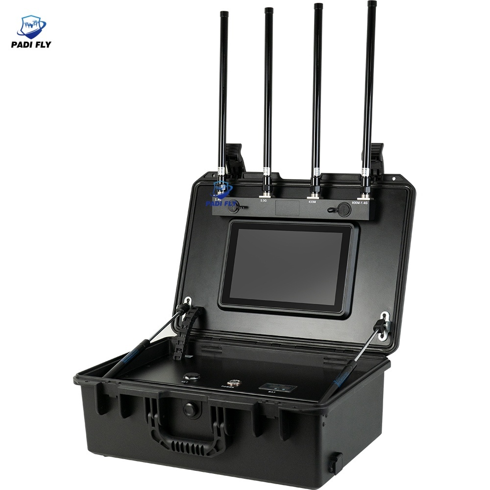 Suitcase Type Portable Drone Detector For Radio Frequency Anti Drone Devices