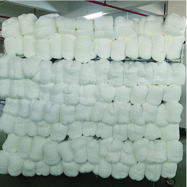 DTY Fios de nylon branco bruto para costura, tecelagem, tricô