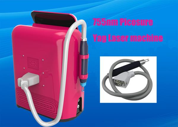 755nm Picosecond Yag Laser Tattoo Removal Machine Portable With Touch Screen