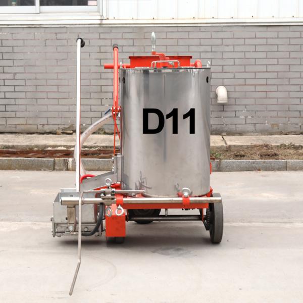 Parking Lots Stadium Road Marking Machine Diesel 6.5HP 10 L/Min 250 Bar Hydraulic Straight Line Cold Melt Spray