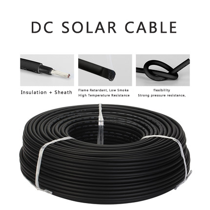 EN50618 Single Core Solar PV Cable 6.5mm H1Z2Z2-K PV1-F Weather Resistant