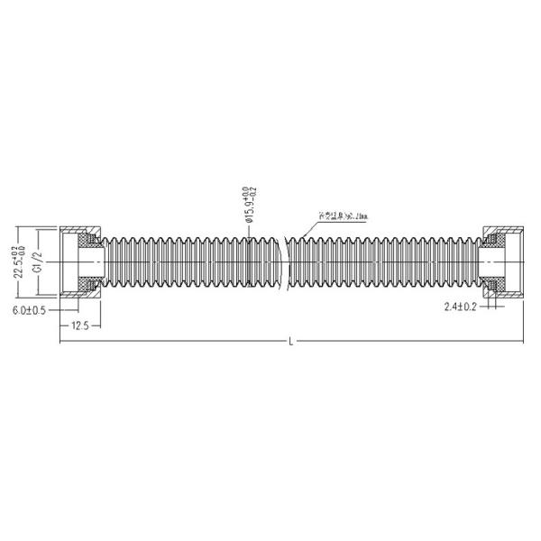 304 Stainless Steel Corrugated Pipe For Water Heater Good Connection