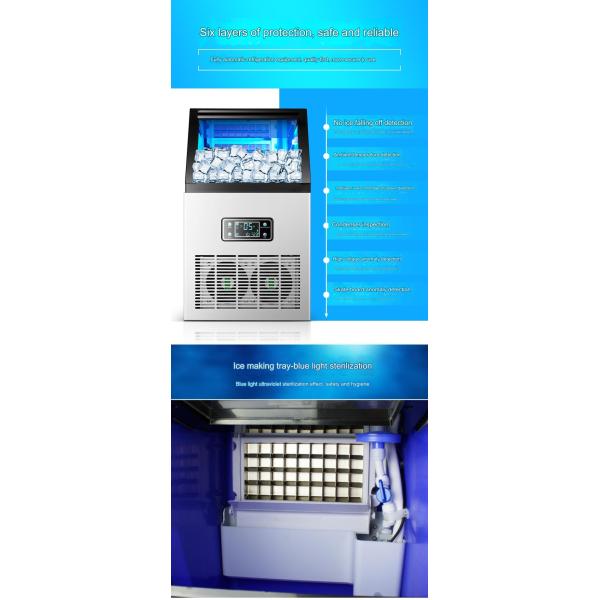 Other Compressor 220V Voltage Household Mini Portable Ice Maker with 60-120KG/24H Capacity