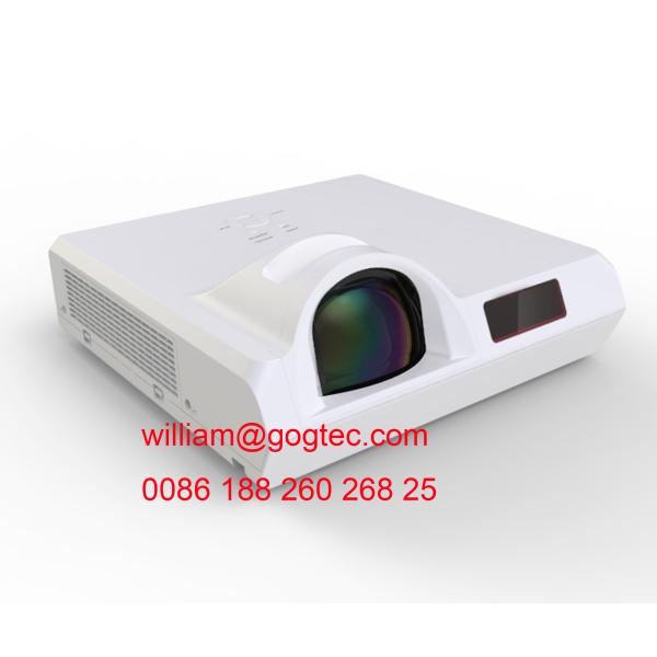 Short throw 3600 lumens WXGA 1280*800 best video projector 0.79m with 80screen HDMI