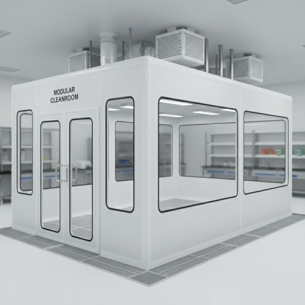 Modular Cleanroom with 220V 50-60HZ Power Supply and ISO Class 5 To ISO Class 8 Purification in Customizable Sizes
