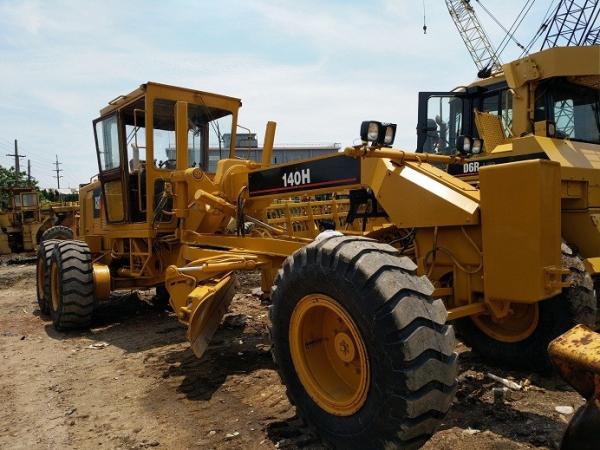 Caterpillar 140H 14G Used Motor Grader 90% New Low Hours