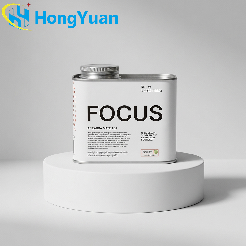 100% Recyclable Steel Empty Coffee Bean Can with Food Grade BPA-NI Coating and High Recycled Content Tinplate